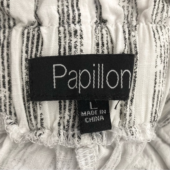 PAPILLON Wide Leg Capri Pants, Tie Waist - Picture 8 of 8